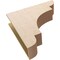 Ekena Millwork 9"W x 36"D x 36"H Thin New Brighton Rough Cedar Woodgrain TimberThane Corbel, Primed Tan CORUR09X36X36NEBRCPR - alternate 6